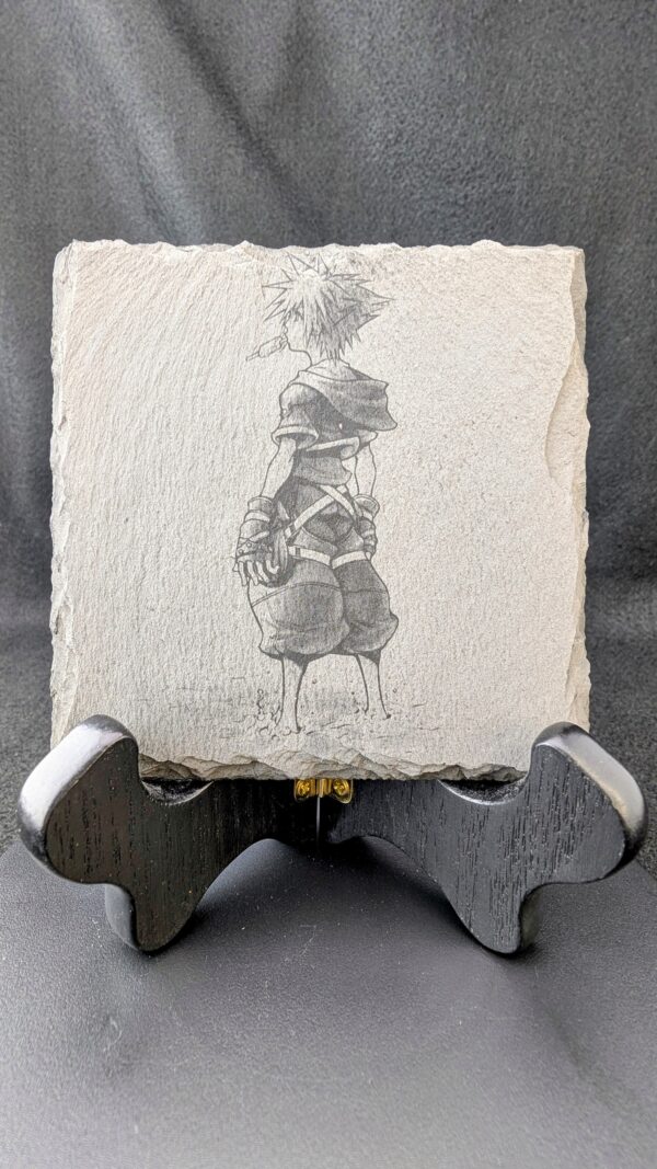 Kingdom Hearts-themed stone coaster + plastic carrier - Image 10