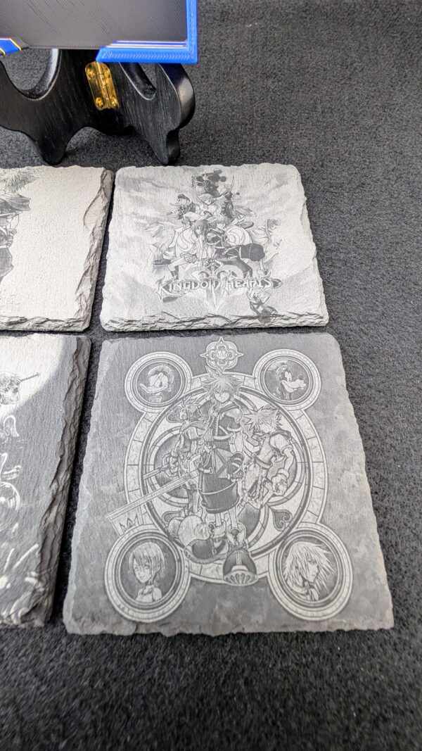 Kingdom Hearts-themed coaster set