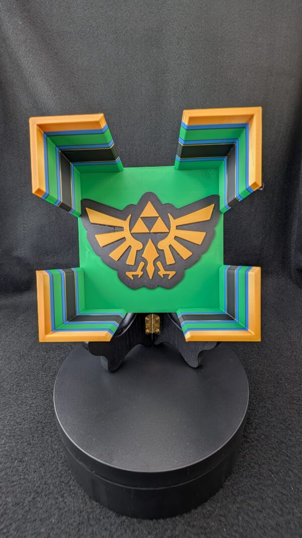 Zelda-themed coaster carrier 3D printed