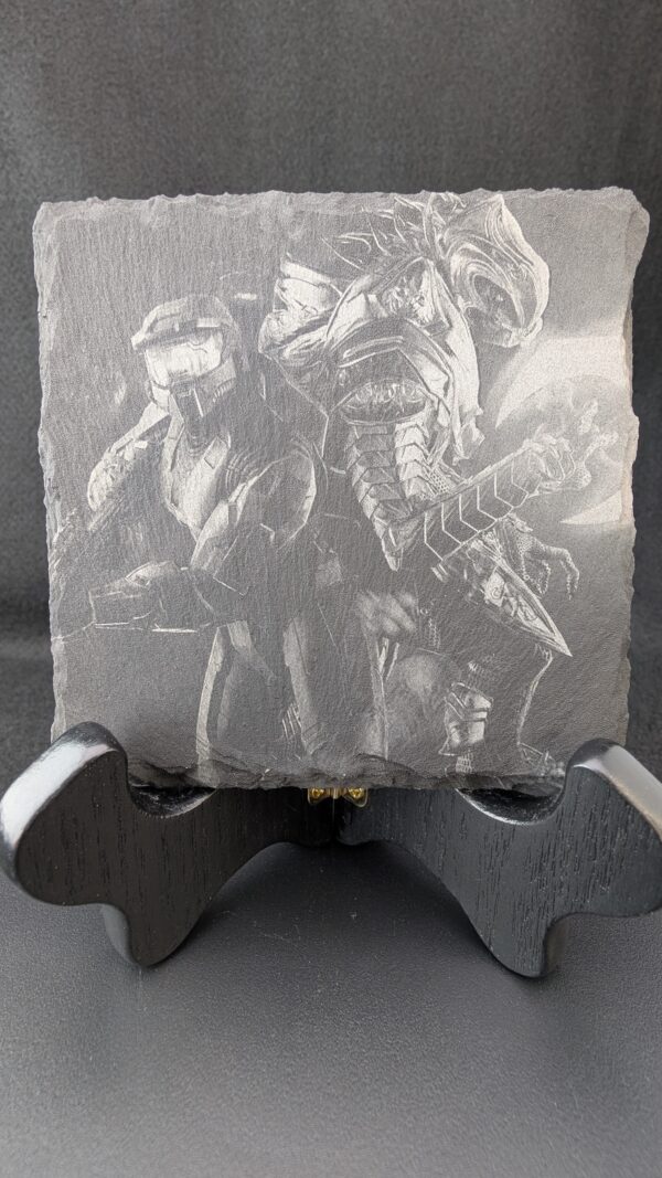 Halo-themed coaster - Halo 5 Chief & Arbiter
