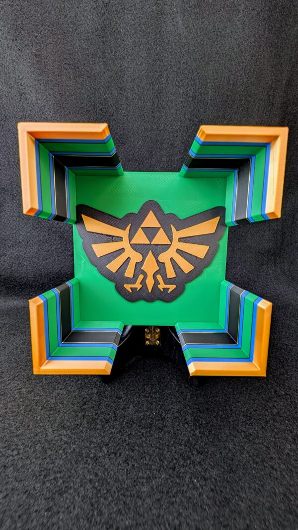 Zelda-themed coaster carrier 3D printed
