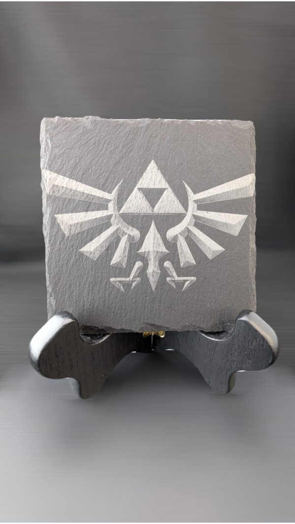 Zelda coaster - Hyrulian symbol art