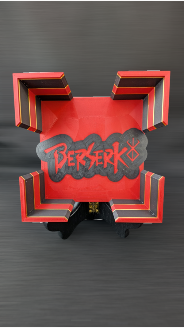Berserk-themed stone coaster set + plastic carrier - Image 5