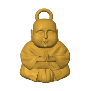 Preview for a digital file for the Caked UP Buddha Keychain